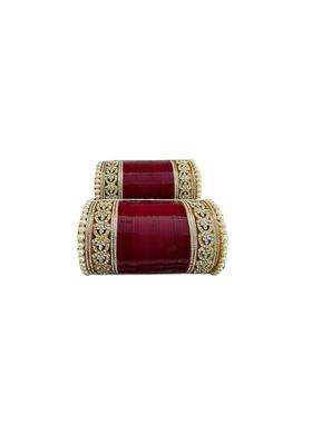 Punjabi Suhag Nd Bridal Purse Punjabi Wedding Chuda White Stone and White Kundan Chuda