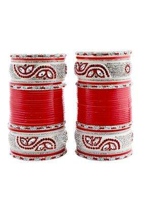 Lucky Jewellery Bridal Bangle Set Dhanteras Diwali Bhai Dooj Collection Wedding Punjabi Chuda Designer Chura