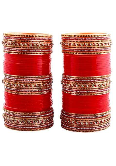 Lucky Jewellery Bridal Bangle Set Dhanteras Diwali Bhai Dooj Collection Designer Dulhan Punjabi Choora Wedding