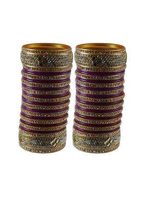 Vidhya Kangan Rani Stone Stud Acrylic Bangle Very Extra Large Size