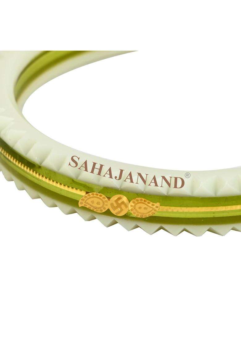 Sahajanand Ornaments Hinna 916 22K Gold Bangles - Indya