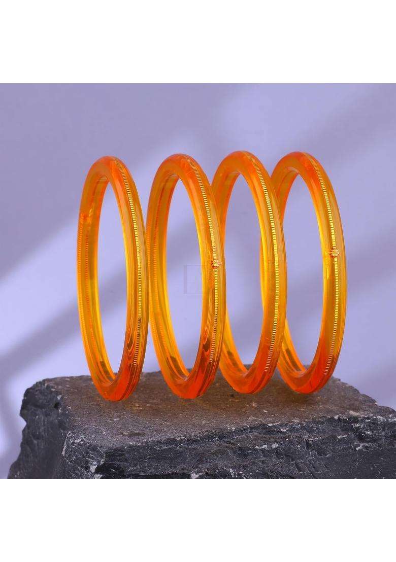 Bapasitaram Jewels 22K Gold Plated Traditional Bangle Set for Women - Indya