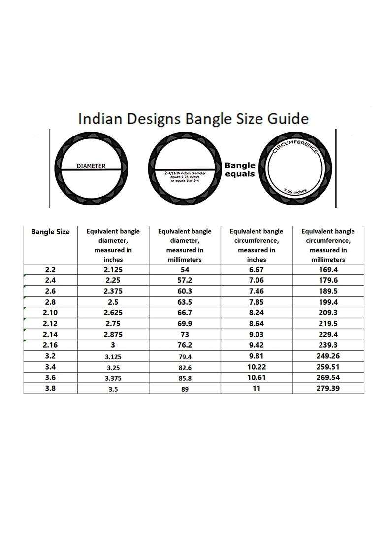 Vidhya Kangan Multi Color Material Acrylic Stone Stud Bangle Extra Large and Plus Size Pack of 42 - Indya