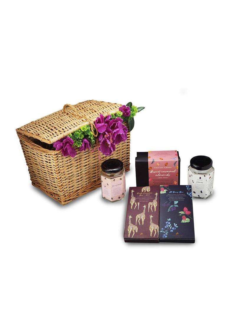 La Chocoallure Chocolate Treasure Basket Premium Artisan Gift Hamper - Indya