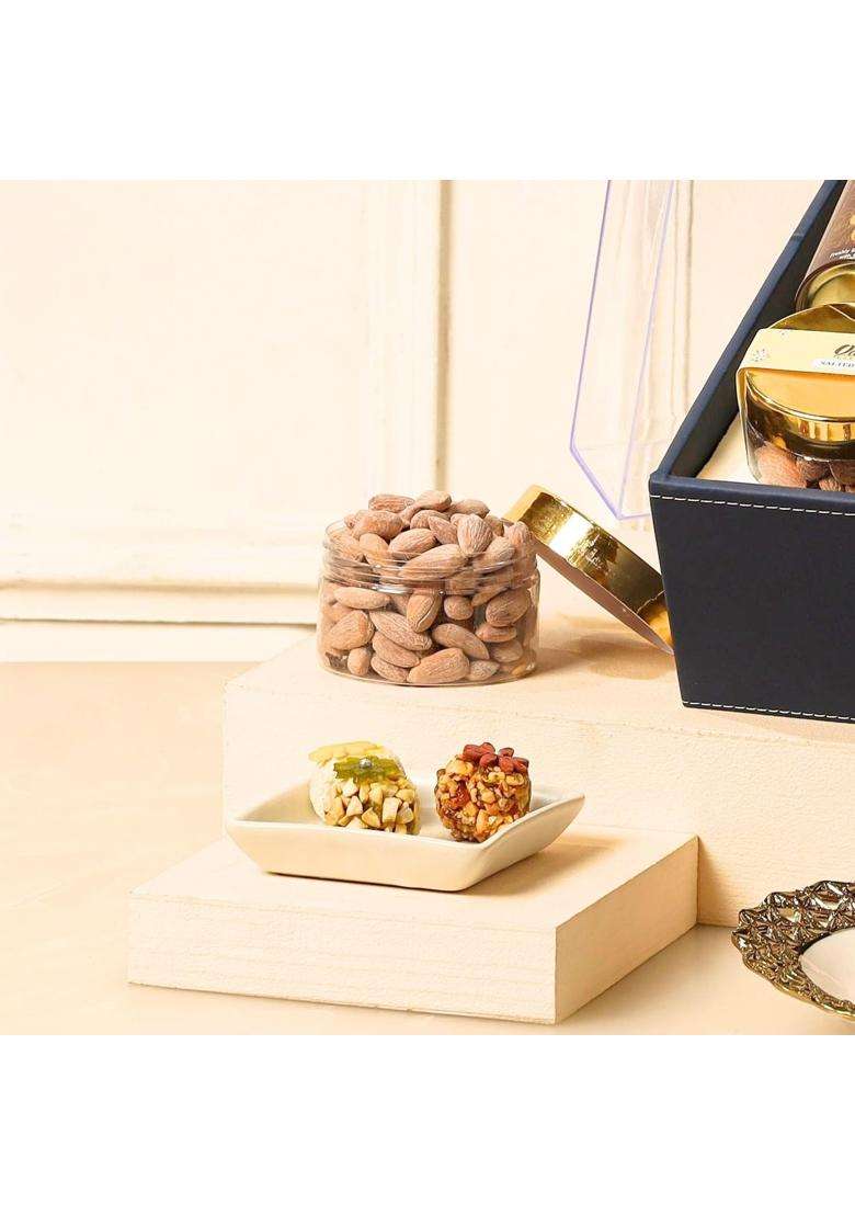 Oasis Baklawa Majesty Gift Hamper Premium Turkish Baklava and Dry Fruits Basket - Indya