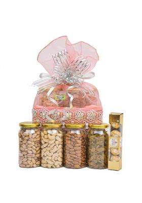 VT REAL Nutri Dry Fruit and Nut and Chocolate Combo Pack Gift Box Gift Basket Gift Hamper for Diwali