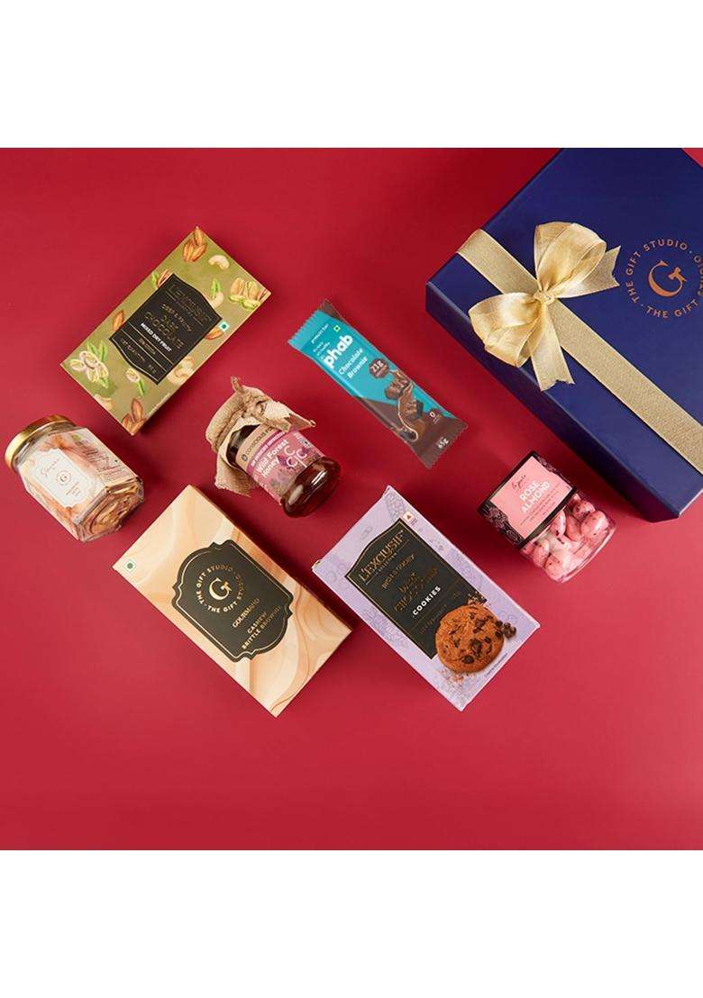 The Gift Studio Blue COM Indi Gourmet Gift Hamper - Indya