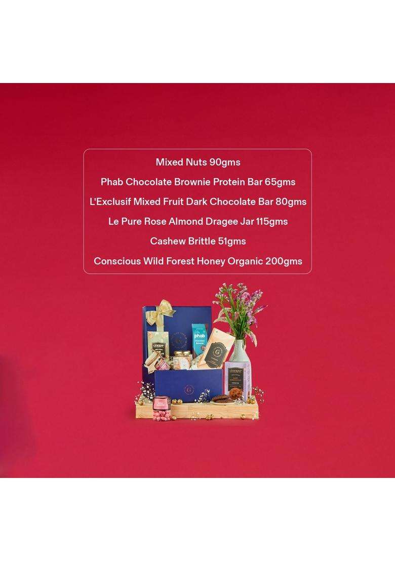 The Gift Studio Blue COM Indi Gourmet Gift Hamper - Indya