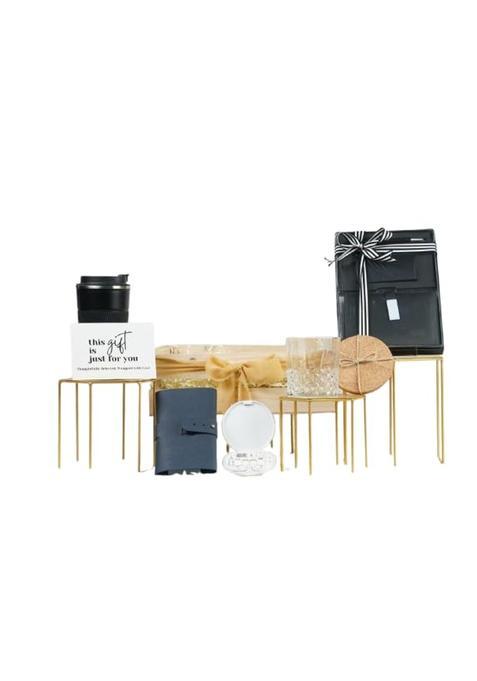 Surprise in a Box Black Wooden Gift Hamper Executive Travel Utility Set