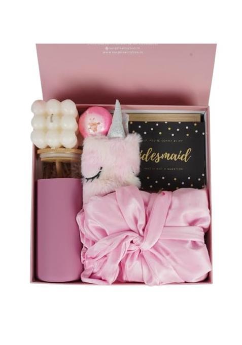 Surprise in a Box with Satin Bathrobe Photo Frame