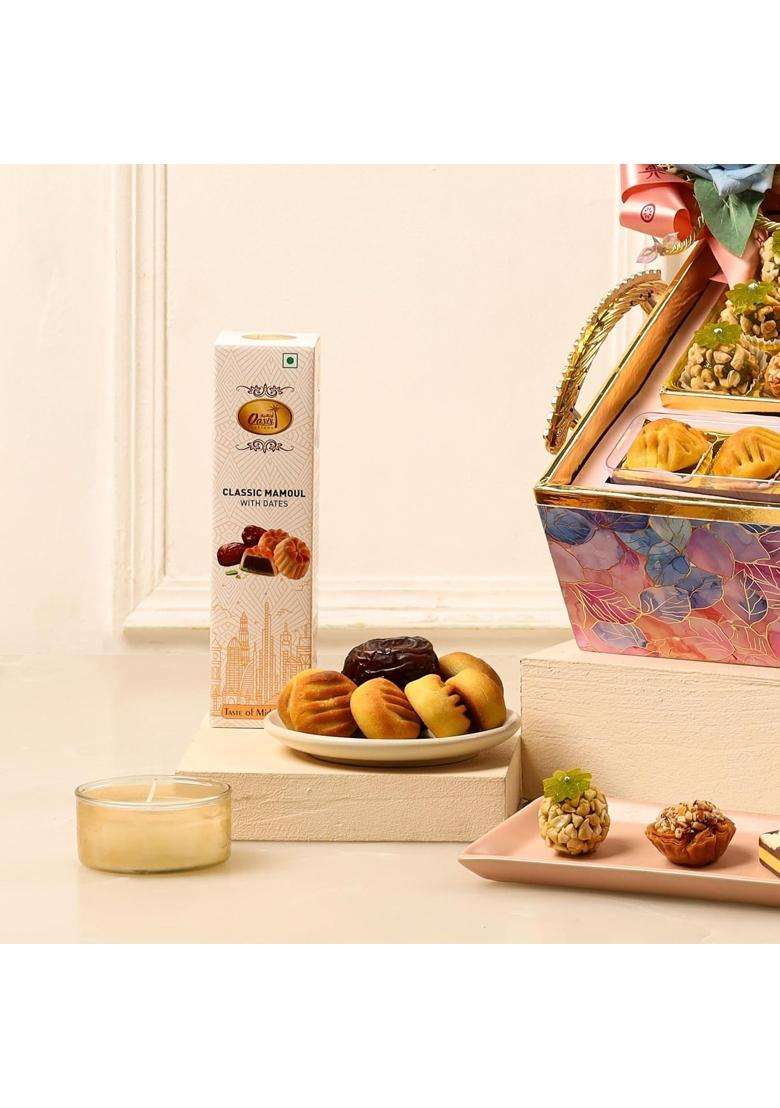 Oasis Baklawa Charisma Gift Hamper Premium Turkish Baklava and Assorted Dry Fruits Basket - Indya