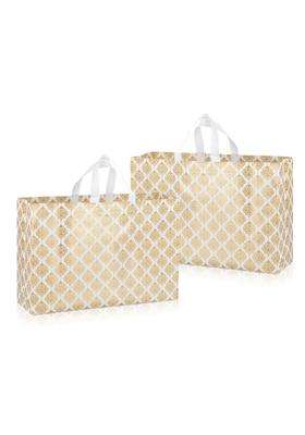 Lavya Festive Special Reusable Non Woven Laminated Gift Bags Wedding Gifts Shagun Saree Mithai Pack of 50