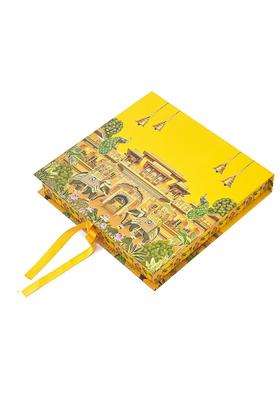 Grownex Yellow Wedding Sweet Packaging Box Return Gift Packaging Box Pack of 20