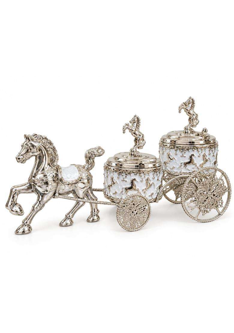 Royal Horse Carriage Dry Fruit Carriage with Box - Indya