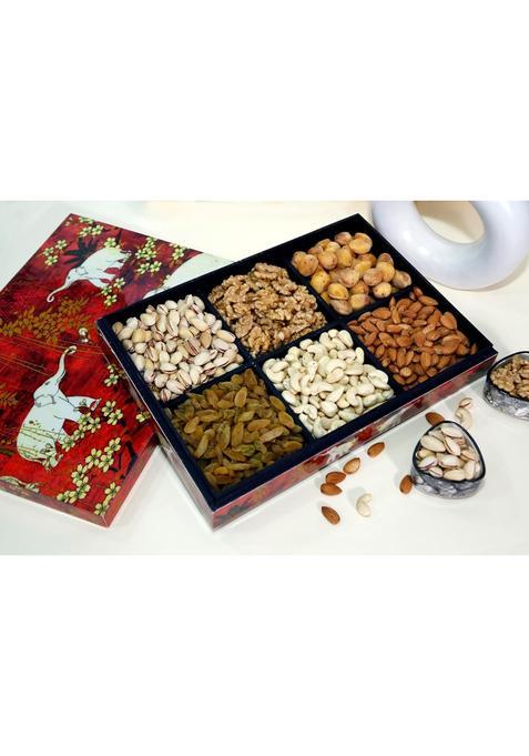 Riwaz Elite White Elephant Filled Almonds Cashew Pistachio Walnuts Raisins and Khumani