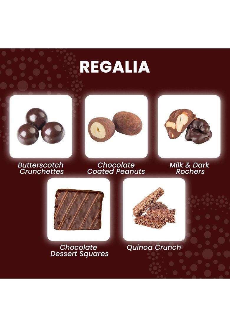 Chokola Brown Regalia Chocolate Hamper 600G Assorted Chocolate Gift Box - Indya