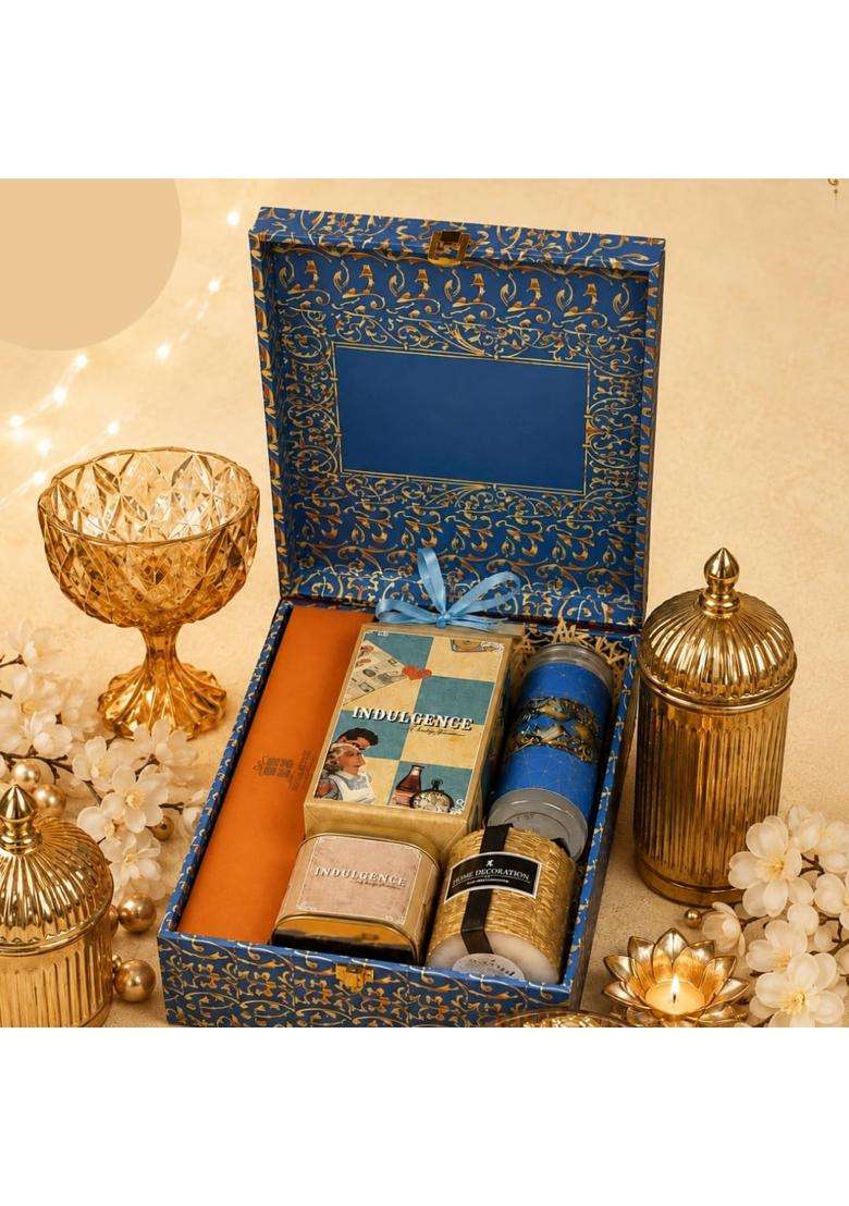 Indulgence by Shweta King and Queen Box Diwali Gift Hamper with Chocolates - Indya