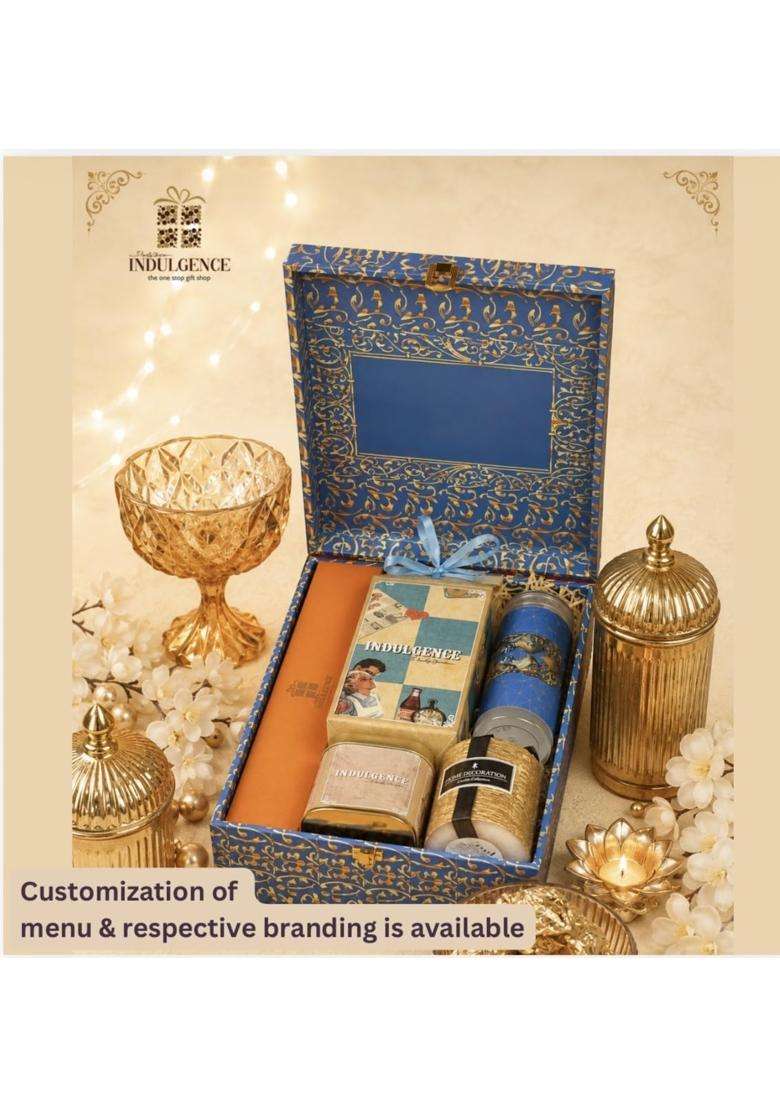 Indulgence by Shweta King and Queen Box Diwali Gift Hamper with Chocolates - Indya