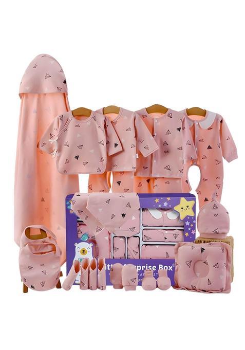 Little Surprise Box Peach 21 Pcs Premium Gift Hamper for Newborn Baby Boys and Girls