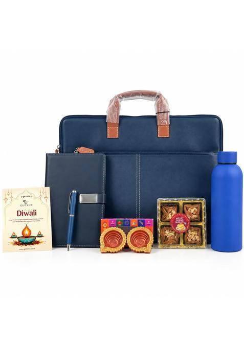 Giftana Diwali Gift Hamper for Employees and Corporate Clients Blue