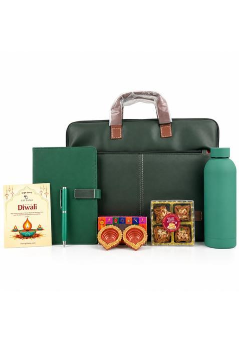 Giftana Diwali Gift Hamper for Employees and Corporate Clients Green