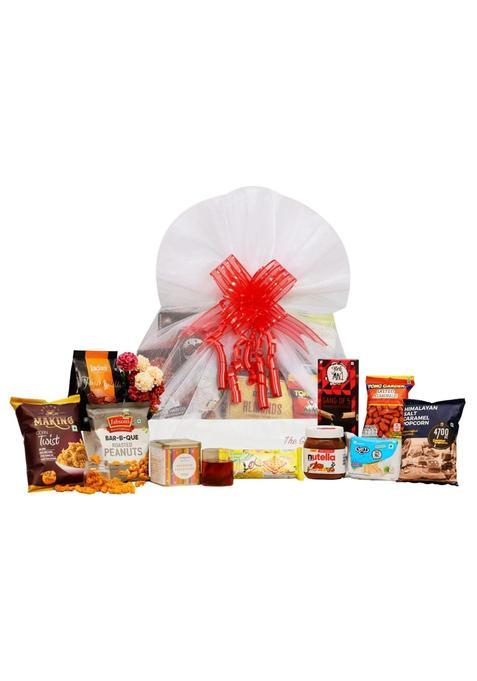 The Gift Tree Premium Rakhi Gift Hamper Mug Sipper Coffee Chocolates Dry Fruits Rocher Almonds and Cashews