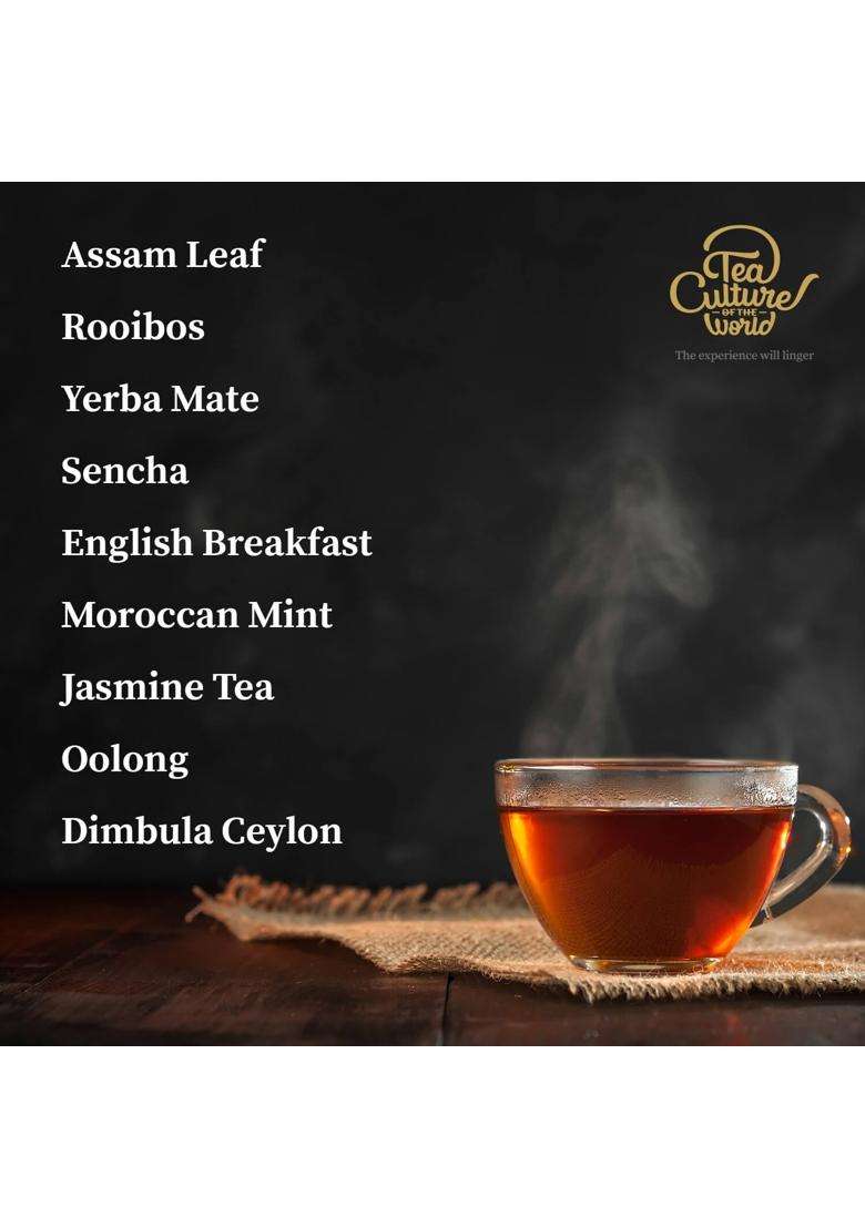 Tea Culture of the World a Journey with Tea Premium Tea Gift Set - Indya