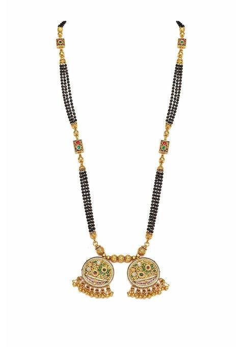 Preesaaj Traditional Long Mangalsutra Necklace for Women