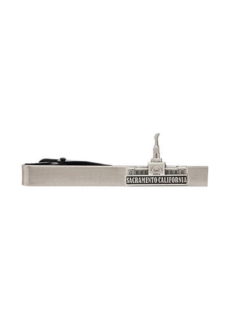 Ringmasters Silver Tie Clip by Ringmasters LDS Temple Tie Clips for Men with Antique Silver Finish