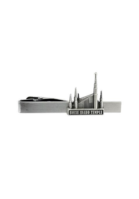 Ringmasters Silver Tie Clip by Ringmasters LDS Temple Tie Clips for Men with Antique Silver Finish