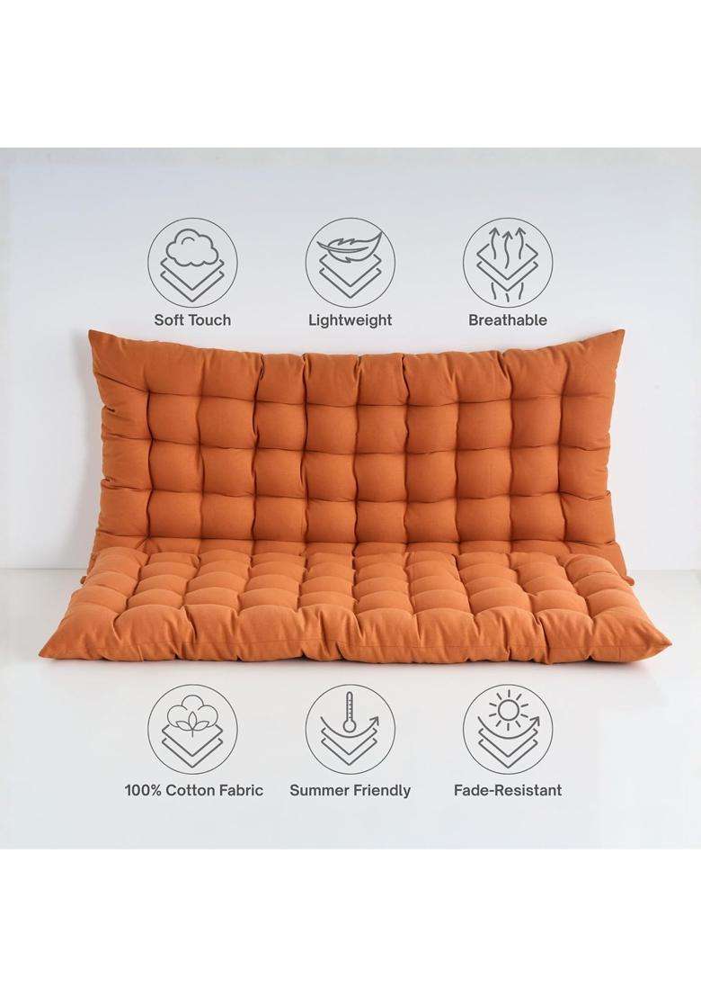 Skanda FAB Cotton 60x120CM Luxurious Comfort and Microfiber Fill for Meditation Pack of 2 - Indya