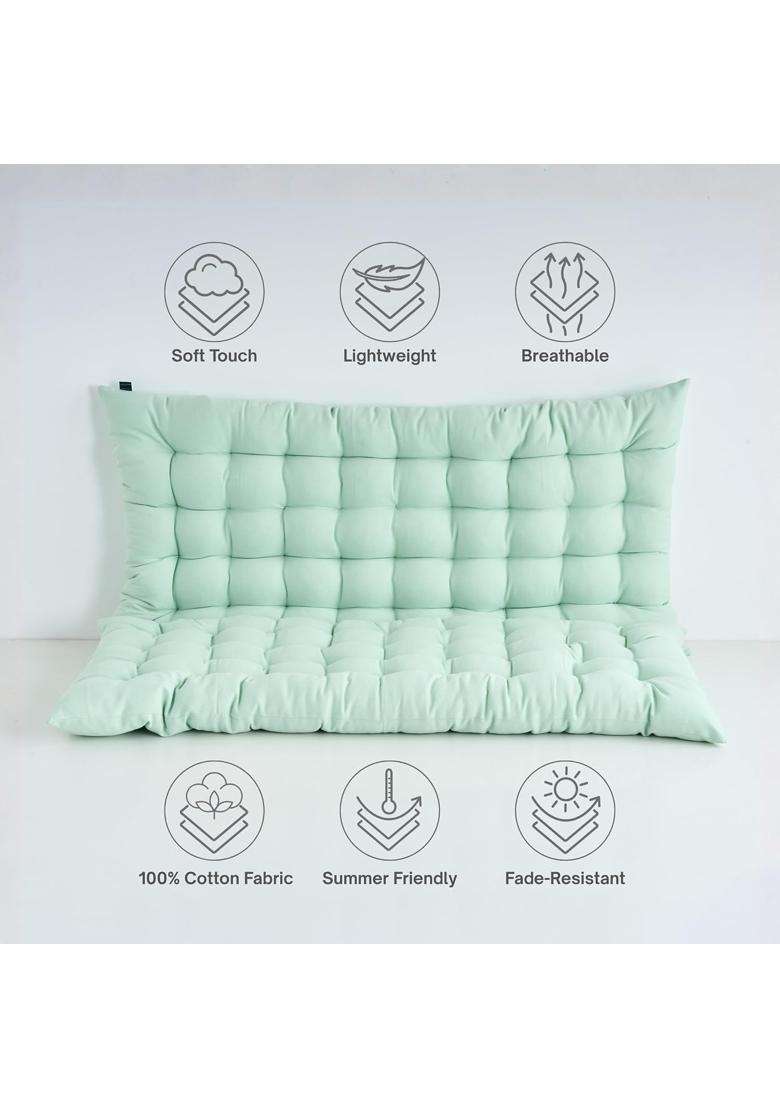 Skanda FAB Cotton 60x120 CM Luxurious Comfort and Microfiber Fill for Meditation Pack of 2 - Indya