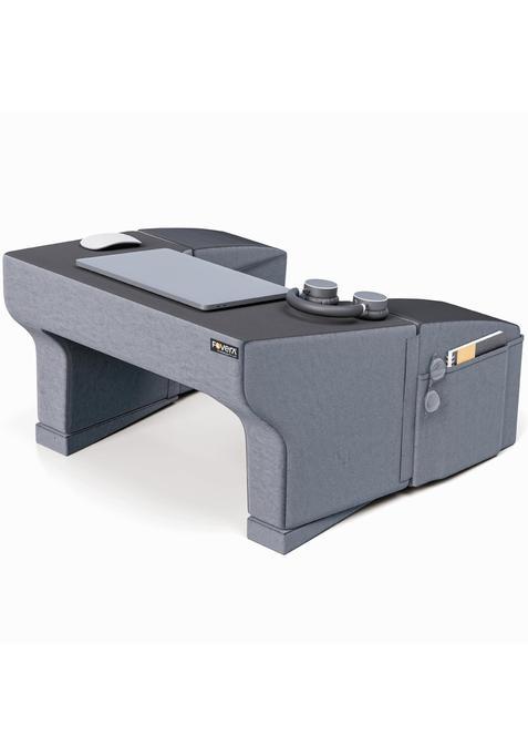 Fovera Lap Desk Pillow Height Adjustable Soft and Comfortable Armrest Easy to Store