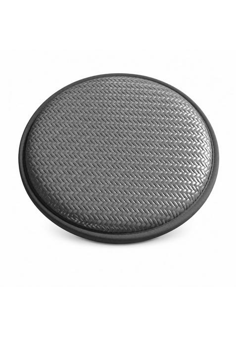 Clovrix Woven Wicker Floor Cushion 2 and Half CM Thick Round Floor Cushion Low Height Seating Pad Cushioned