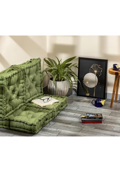 Skanda FAB Premium Floor Cushion 50X50X10 CM Floor Cushions Pack of 4