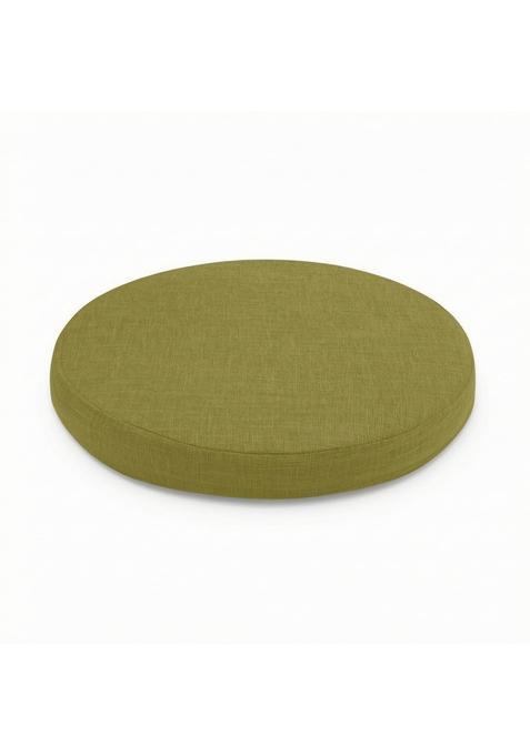 Clovrix Linen Look Floor Cushion with Removable Cover Washable Floor Pillow with Removable Cover Padded Thick