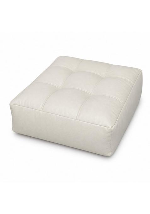 Ojiva Padded Square Floor Cushion Low Height Tufted Floor Cushion Upholstered Soft for Adults Living Room