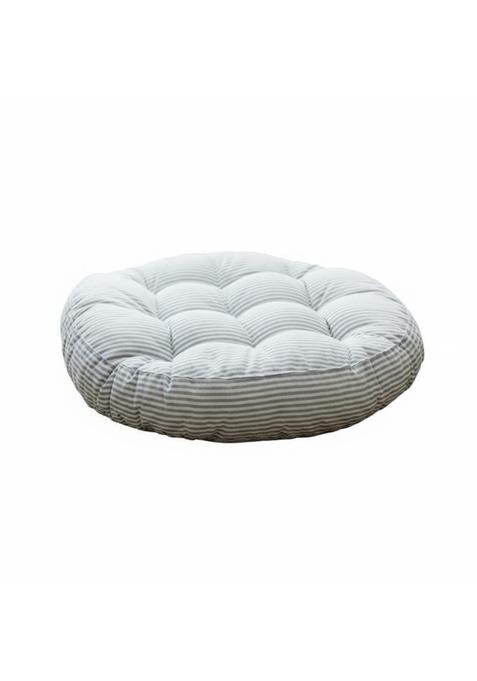 Clovrix Thickened Round Tatami Cushion Breathable Textile Thick Chair Pad Machine Washable Striped Floor