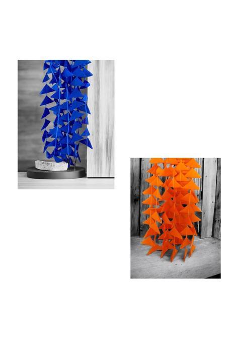 Garlands Handmade 5Ft Hanging Toran Indian for Mehndi Haldi Wedding Party Decor Backdrops Holi Set of 12