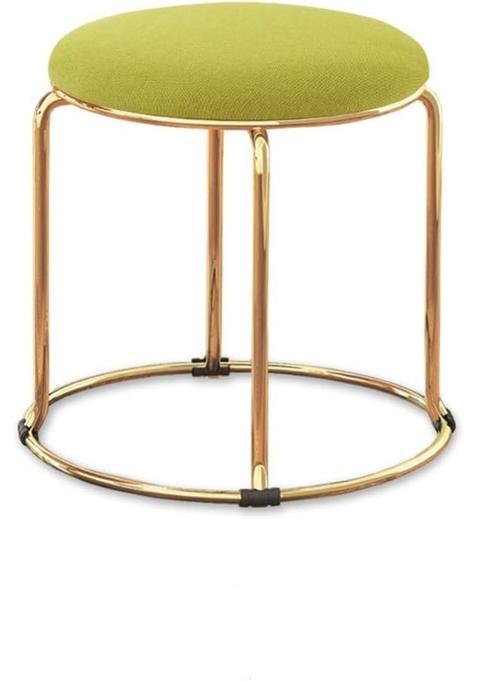 Nutech Decor Stylish Round Fabric Sofa Stool for Living Room Bedroom and More Creative Seating Solution