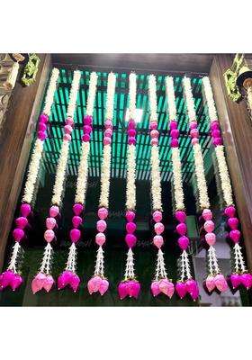 Divyakosh Artifcial Flower Hanging Garland Toran Flowers Festoon for Home Decor Office Decoration 5 Pcs