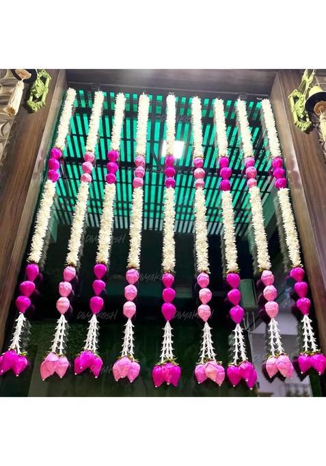 Divyakosh Artifcial Flower Hanging Garland Toran Flowers Festoon for Home Decor Office Decoration 5 Pcs