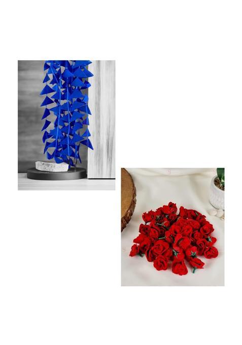 Garlands Handmade 5Ft Hanging Toran Indian for Mehndi Haldi Wedding Party Decor Backdrops Holi Set of 12