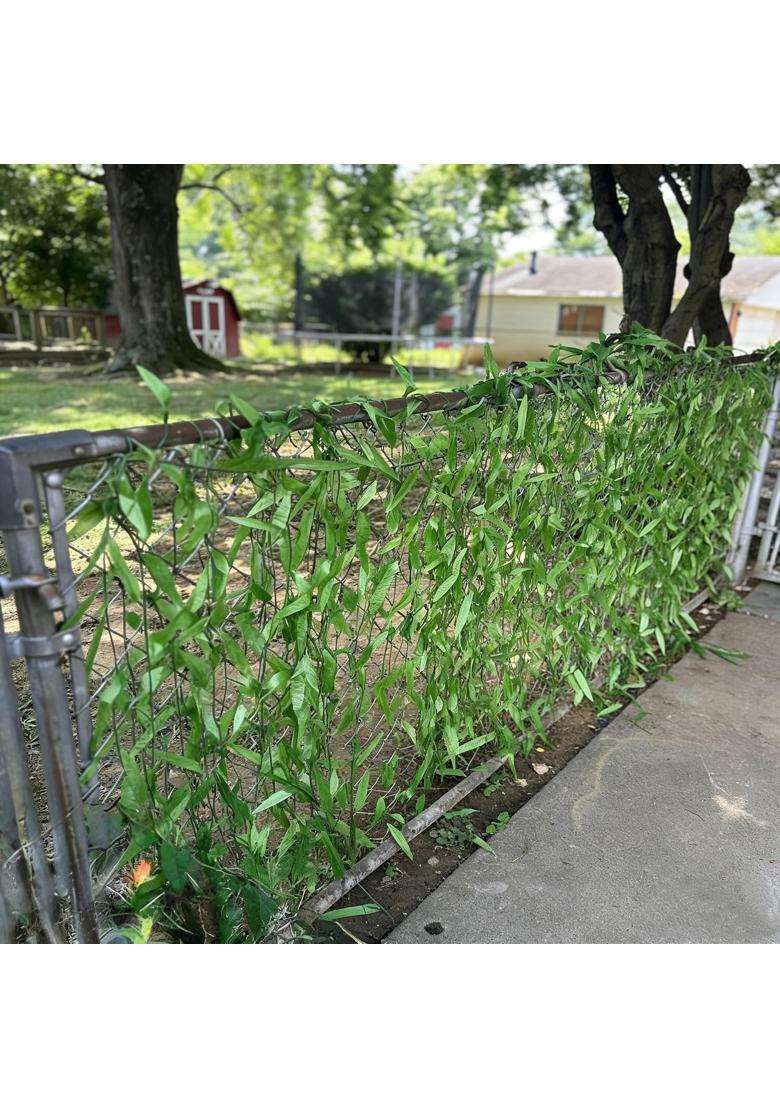 Hogado 50Pcs 375 Feet Artificial Vine Faux Silk Willow Rattan Wicker Twig Green Leaves Garland Simulation Home - Indya