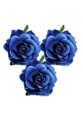 Merishopp 30 Pieces Artificial Silk Rose Buds Flower Head DIY Accessories