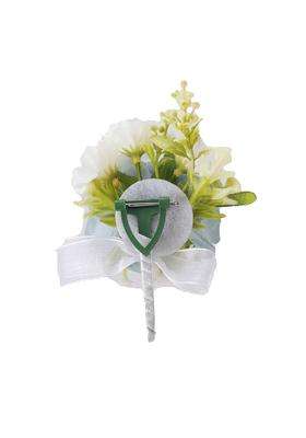 Merishopp 6 Pieces Wedding Flower Boutonniere Artificial Flower for Anniversary Events