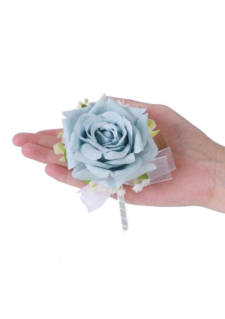 Merishopp 6 Pieces Wedding Flower Boutonniere Artificial Flower for Anniversary Events - Indya
