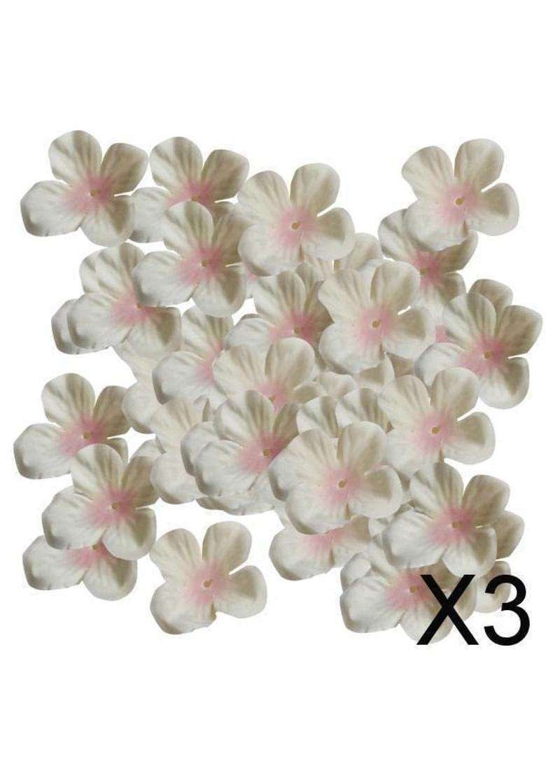 Merishopp 3x500pcs Artificial Rose Flower Petals for DIY Hair Bow Dress Craft Champagne - Indya