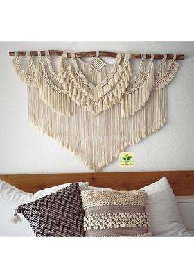 Zazza Home Decor Macrame Wedding Decor Boho Wall Decor Fibre Big Fiber Art Cotton Boho Wedding Accessories