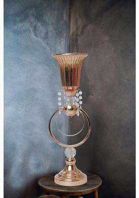 Doykli Tall Metal Trumpet Vase Floral Decor Wedding Table